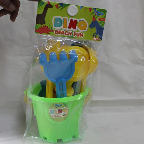 BEACH SET  DINO [8PCS] [SN]